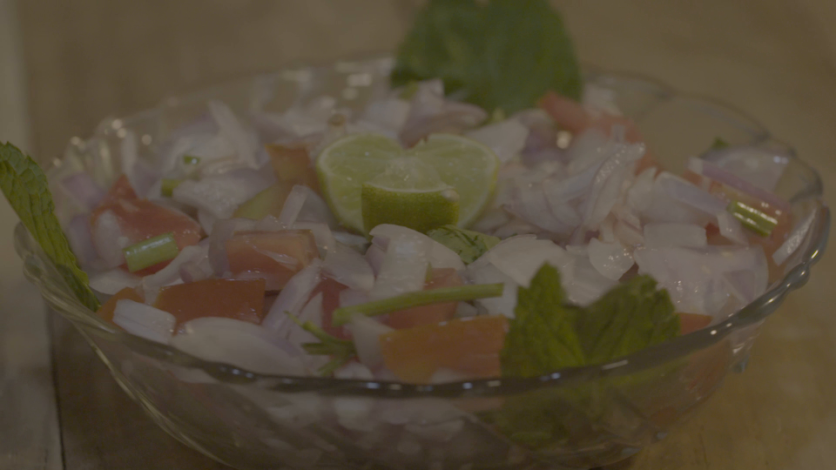 Plate of salad, Kerala cuisine