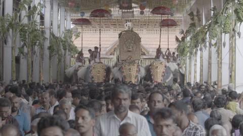 Arattupuzha Pooram festival, Elephant procession, Thrissur