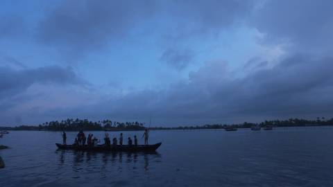 Monsoon in Alappuzha Backwaters, Kerala