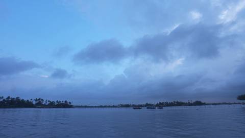Monsoon sky in Alappuzha, Kerala