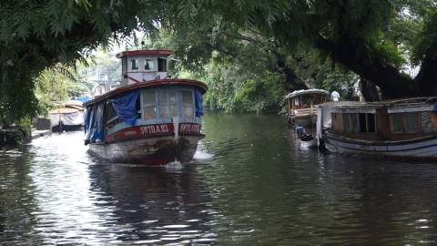 Transport Boat at Alappuzha Boat Jetty