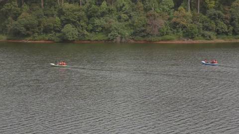 Row boating at Gavi