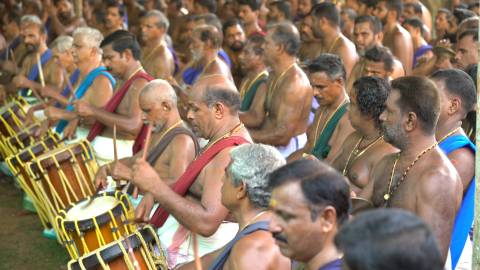 Chendamelam performance in Thrissur pooram festival