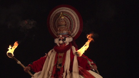 Chuvanna thadi Vesham - Kathakali slowmotion