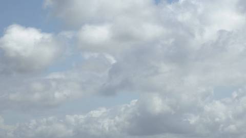 Timelapse of clouds passing across the sky
