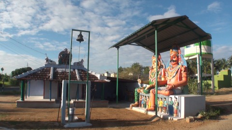 Colourful temple deities of rural Tamil Nadu