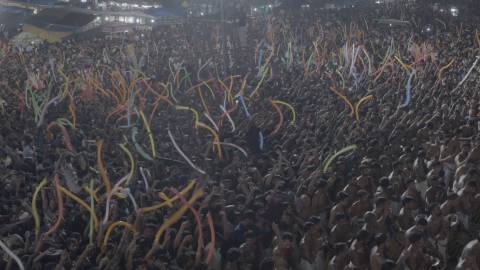 Chenda Melam during Arattupuzha Pooram Festival, Thrissur
