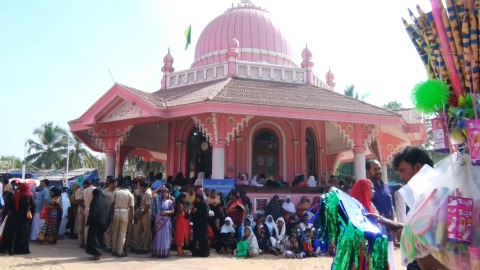 Festive crowd at Beemapally Dargah Shareef