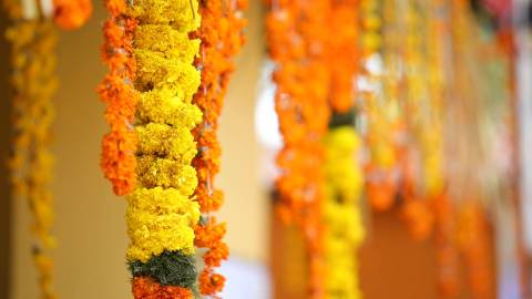 Thoranam or Flower decorations, Kerala