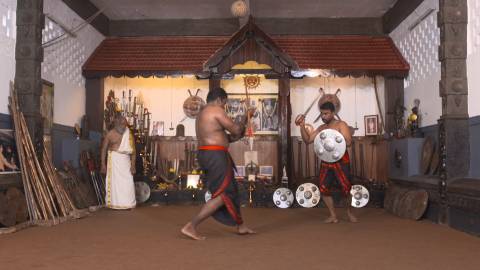Kalaripayattu fighting techniques