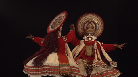 Kathakali artists Slow-motion