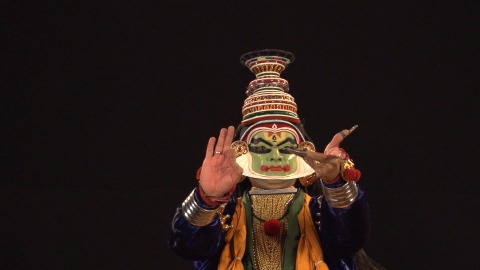 Kathakali mudras slowmotion