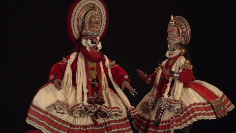 Kathakali slow-motion shot