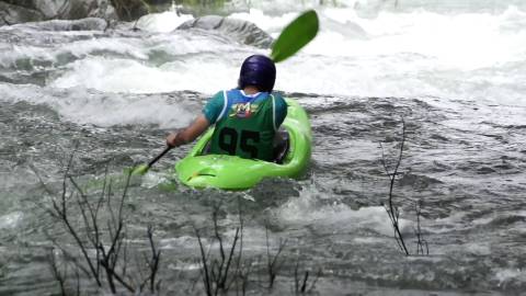 Slow motion video of Kayaking, Kerala