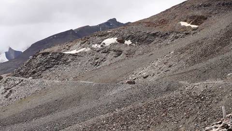 Cargo truck on Leh-Manali Highway