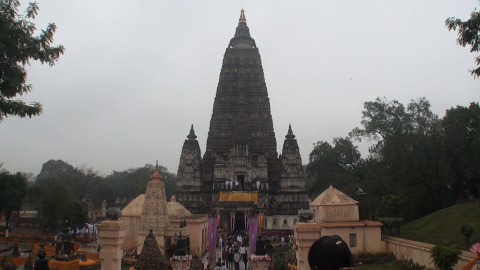 Mahabodhi temple in Bodh Gaya