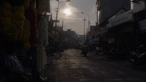 Morning hours at Chalai Bazaar, Thiruvananthapuram