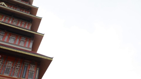 Monumental tower of Venpalavattom Temple, Kerala