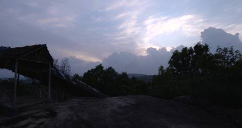 Timelapse of mushroom clouds