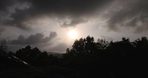 Timelapse of Monsoon clouds, Kerala