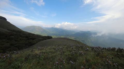 Timelapse of clouds at Rajamala hills, Idukki