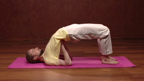 Pelvic lift Yoga Posture