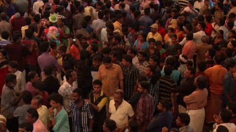 People turn up in large numbers during Ochira festival