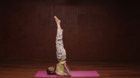 Sarvangasana Yoga Posture
