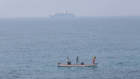 Fishing in Vizhinjam Sea, Thiruvananthapuram
