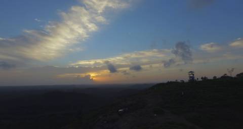 Sunset from a hilltop