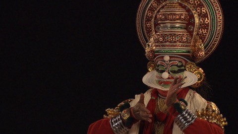 Chuvanna thadi Vesham - Kathakali performance