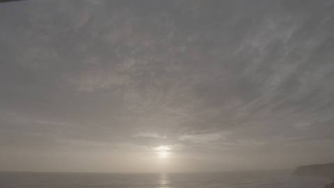 Timelapse of clouds and sea waves, Kerala