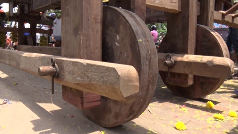 Temple chariots, Ochira Kalakettu festival , Kollam