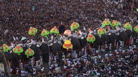 Thrissur Pooram Kudamattam