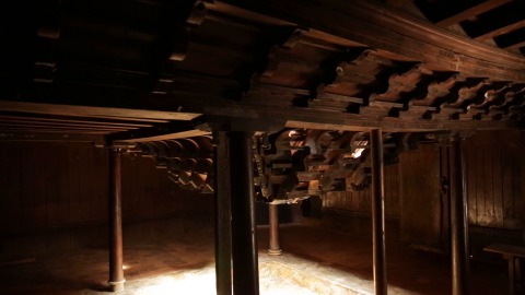 Veluthampi Dalawa house built in  'Naalukettu' style