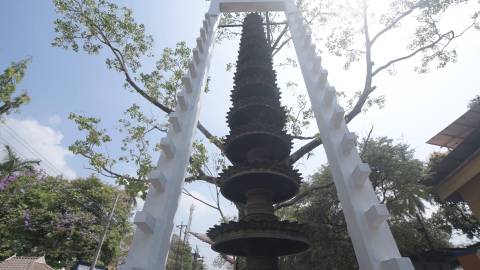 Kal Vilakku or Stone lighting post in Kerala